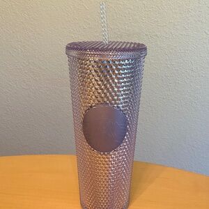Starbucks NWT Silver Studded Holiday Tumbler